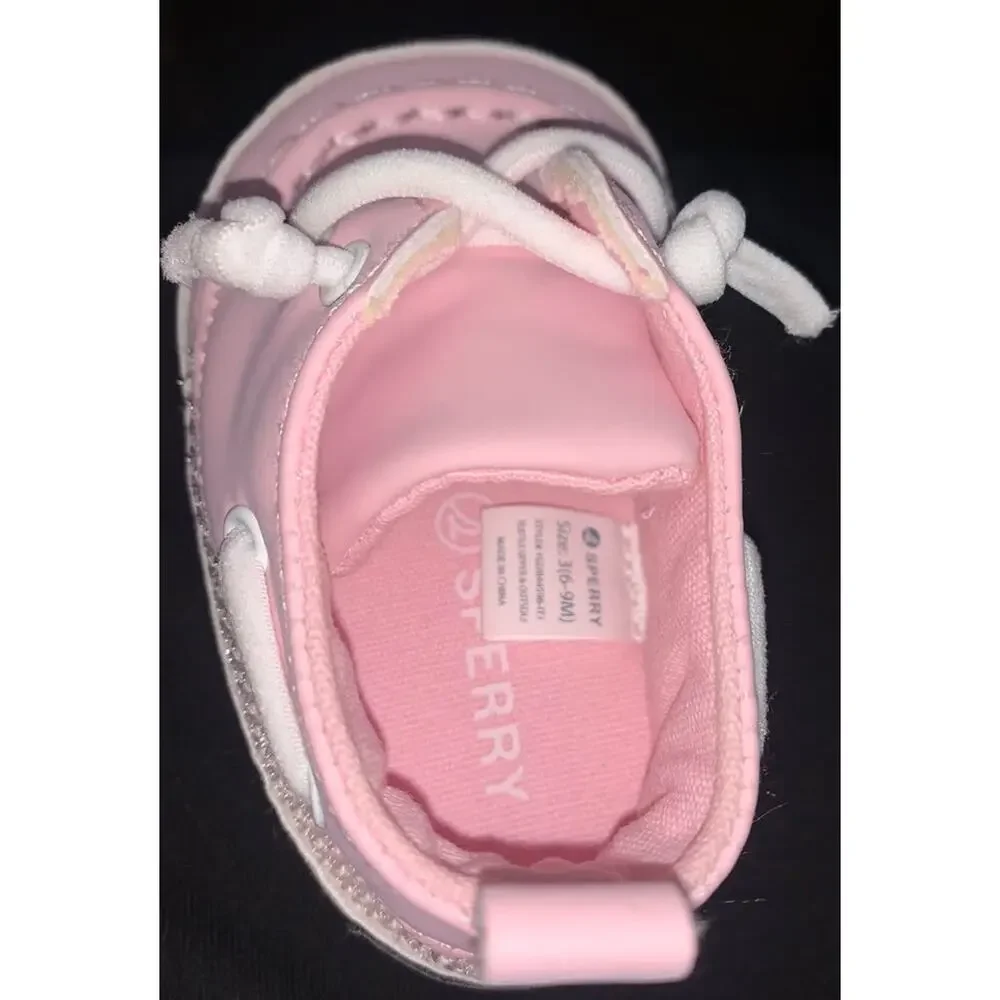 Pink baby Sperrys (6-9Months) NEW!